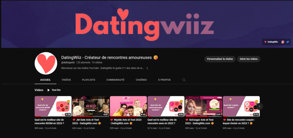 datingwiiz-chaine-youtube